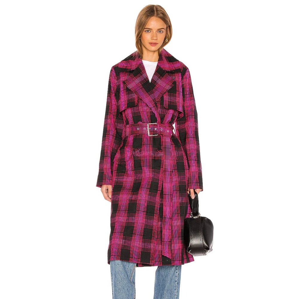 Revolve GRLFRND Taylor Midi Trench Coat